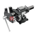  WDK-BV125D Профессиональные слесарные тиски 125 мм, регулировка в двух плоскостях 360 градусов (2)