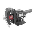  WDK-BV125D Профессиональные слесарные тиски 125 мм, регулировка в двух плоскостях 360 градусов мни (0)