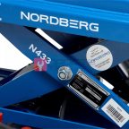  Траверса с ручным приводом г/п 3т. для подъемников N634, 4445J, 4450J, синяя NORDBERG N433_B (10)