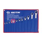  Набор комбинированных трещоточных ключей, 12 предметов king tony 12112mrn мни (0)