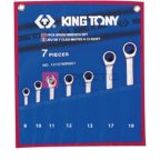  Набор комбинированных трещоточных ключей, 7 предметов king tony 12107mrn01 мни (0)
