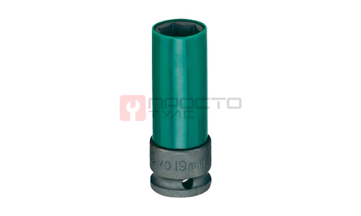  Головка ударная колесная 19 мм, в пластиковой защите, HONITON ISK-4019 (0)