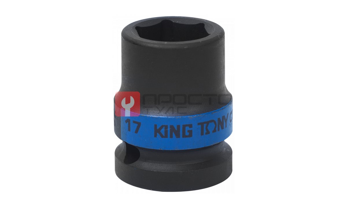  Головка ударная 1/2\'\', 17 мм, KING TONY, 453517M (0)