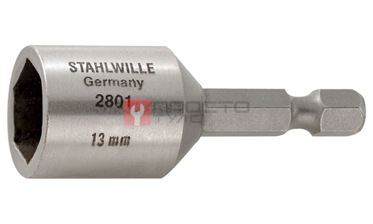  Торцевая насадка с внешним шестигранником, STAHLWILLE, 28010013, 2801 (0)