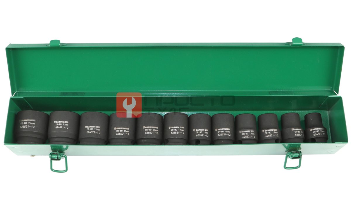  GARWIN PRO 626521-12 Набор ударных головок 38 мм 1/2