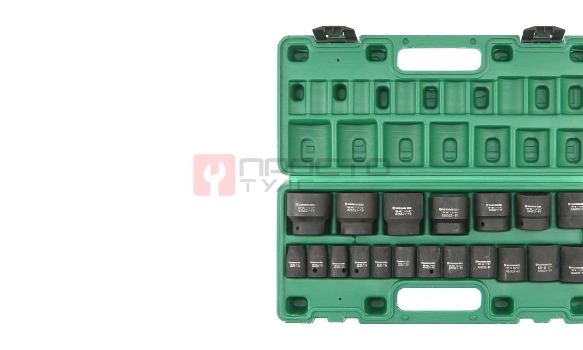  GARWIN PRO 626521-19 Набор ударных головок дюймовых 1/2