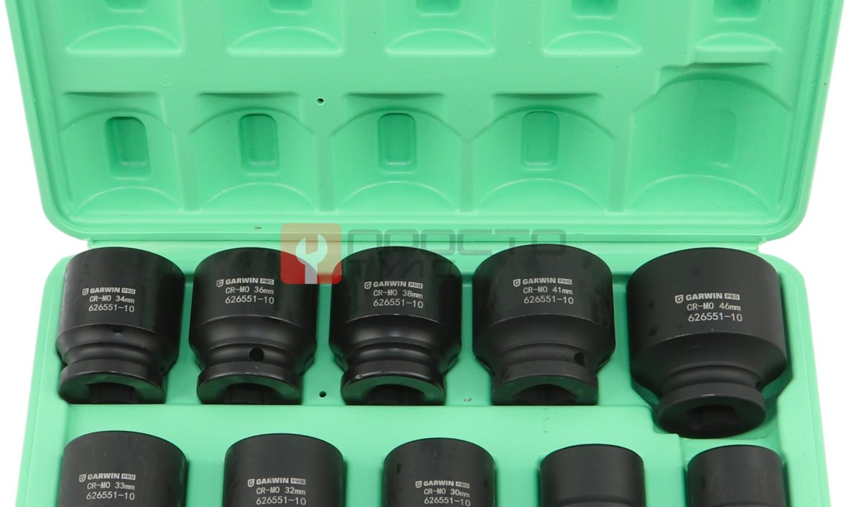  GARWIN PRO 626551-10 Набор ударных головок 3/4