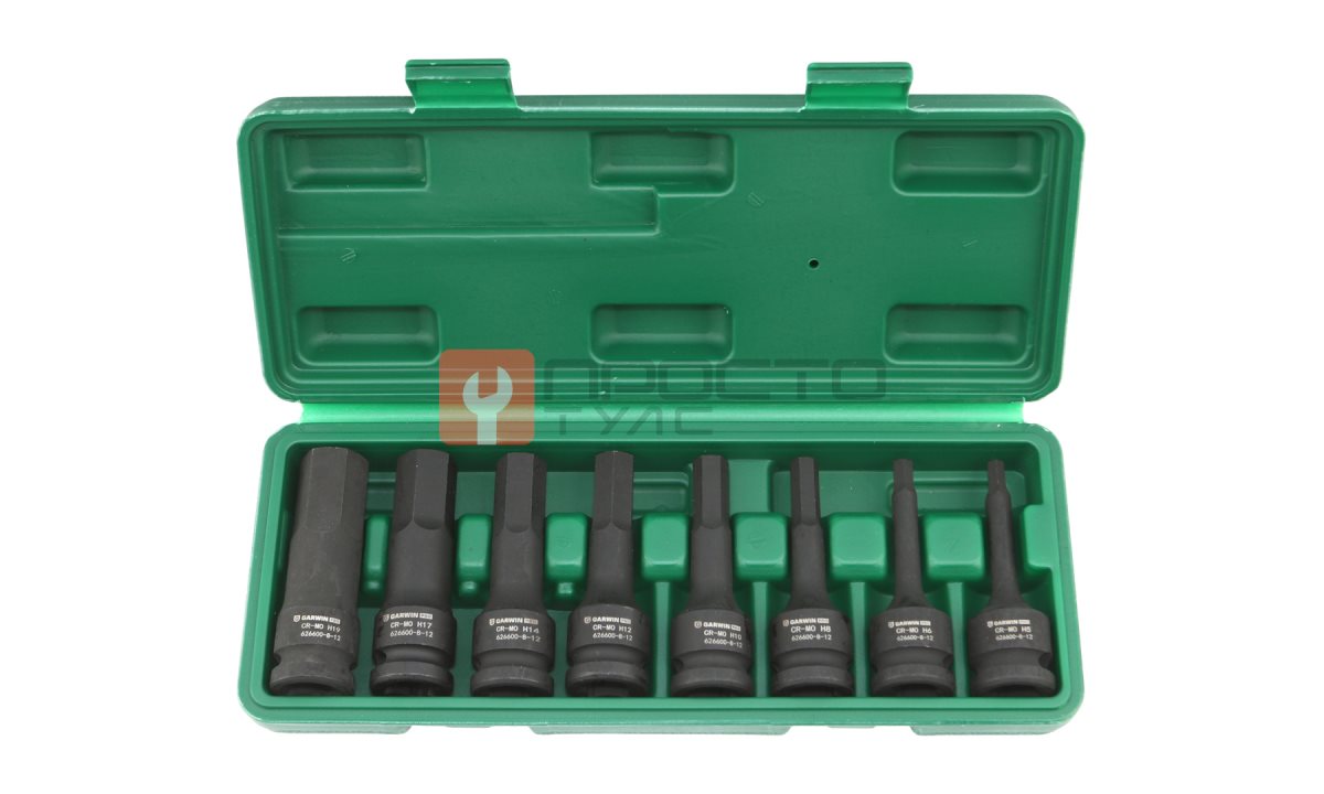  GARWIN PRO 626600-8-12 Набор ударных шестигранников 1/2