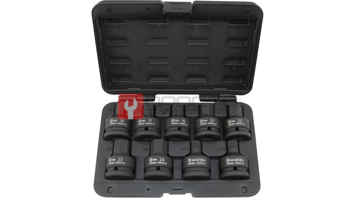  GARWIN INDUSTRIAL 626605-SET9 Набор ударных головок-бит 3/4