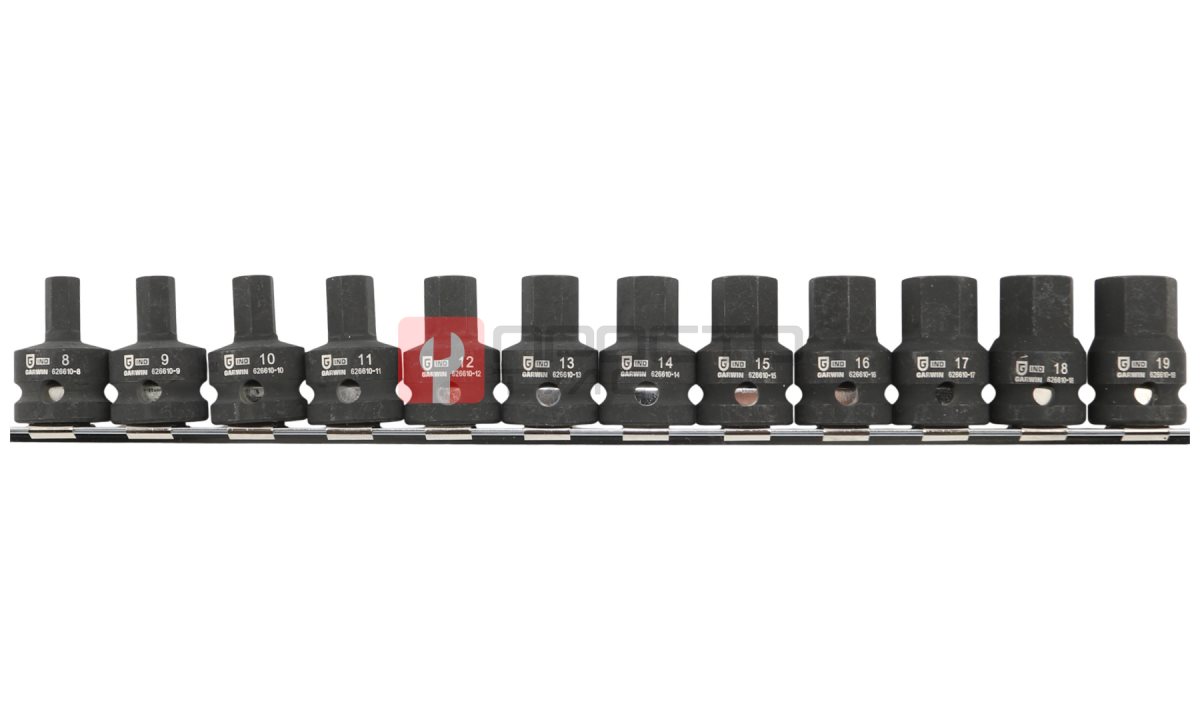  GARWIN INDUSTRIAL 626610-SET12 Набор ударных шестигранников 1/2
