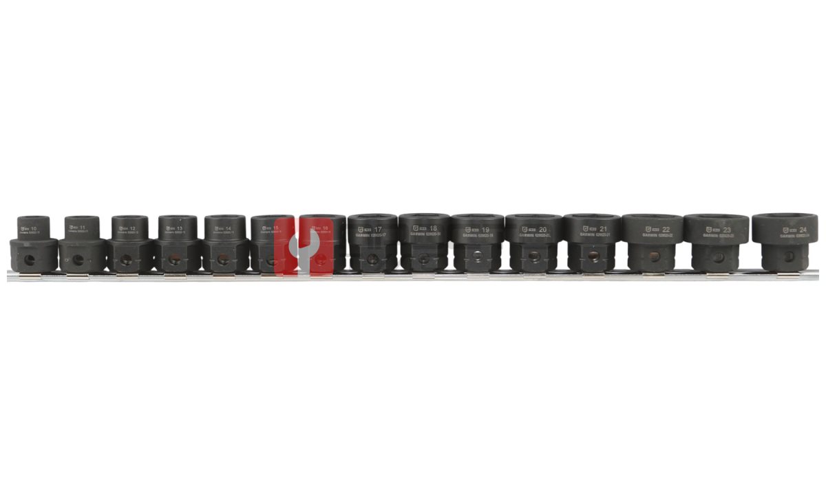  GARWIN INDUSTRIAL 626620-SET15 Набор проходных укороченных ударных головок 1/2