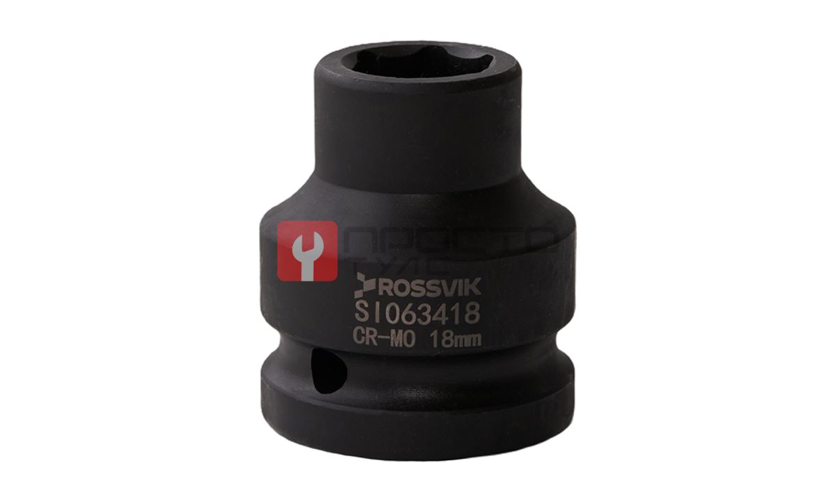  SI063418 Головка торцевая ударная 6-гранная ROSSVIK 3/4