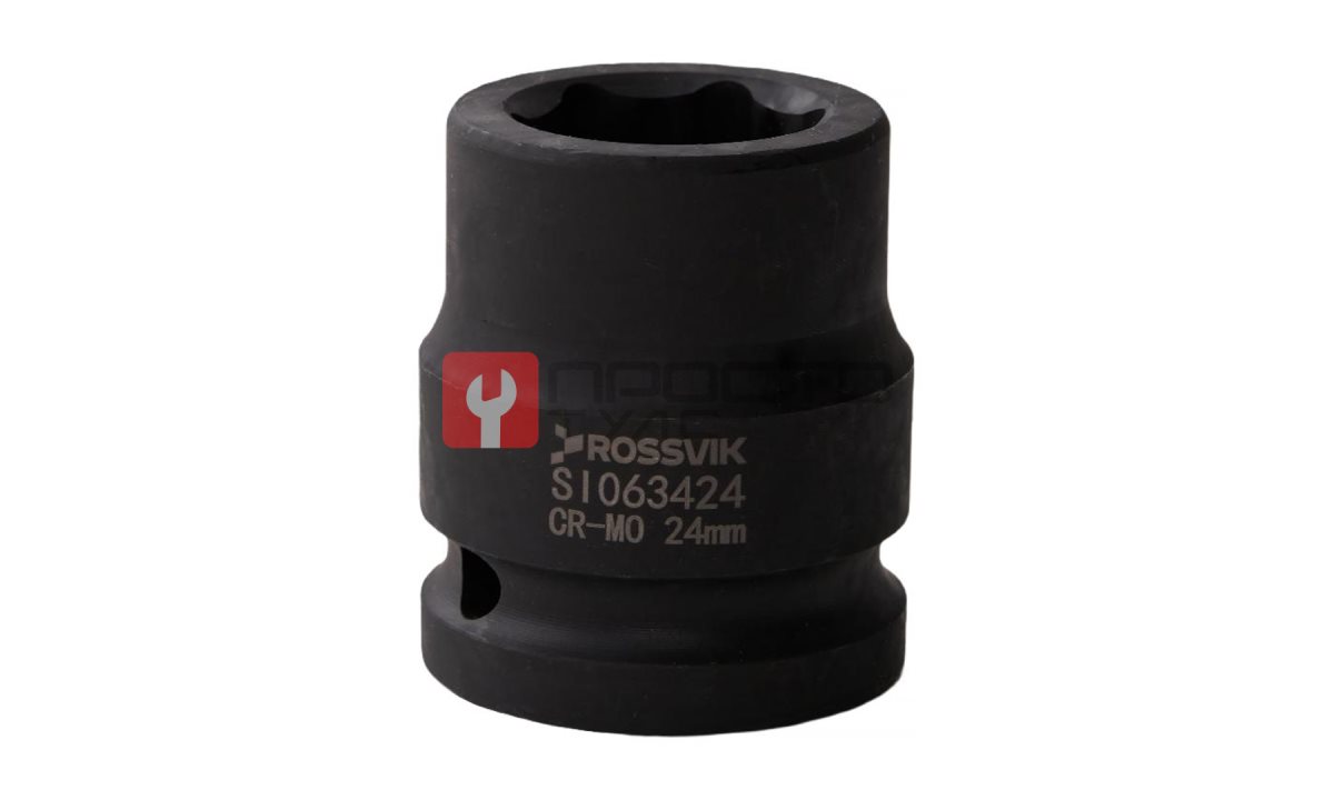  SI063424 Головка торцевая ударная 6-гранная ROSSVIK 3/4
