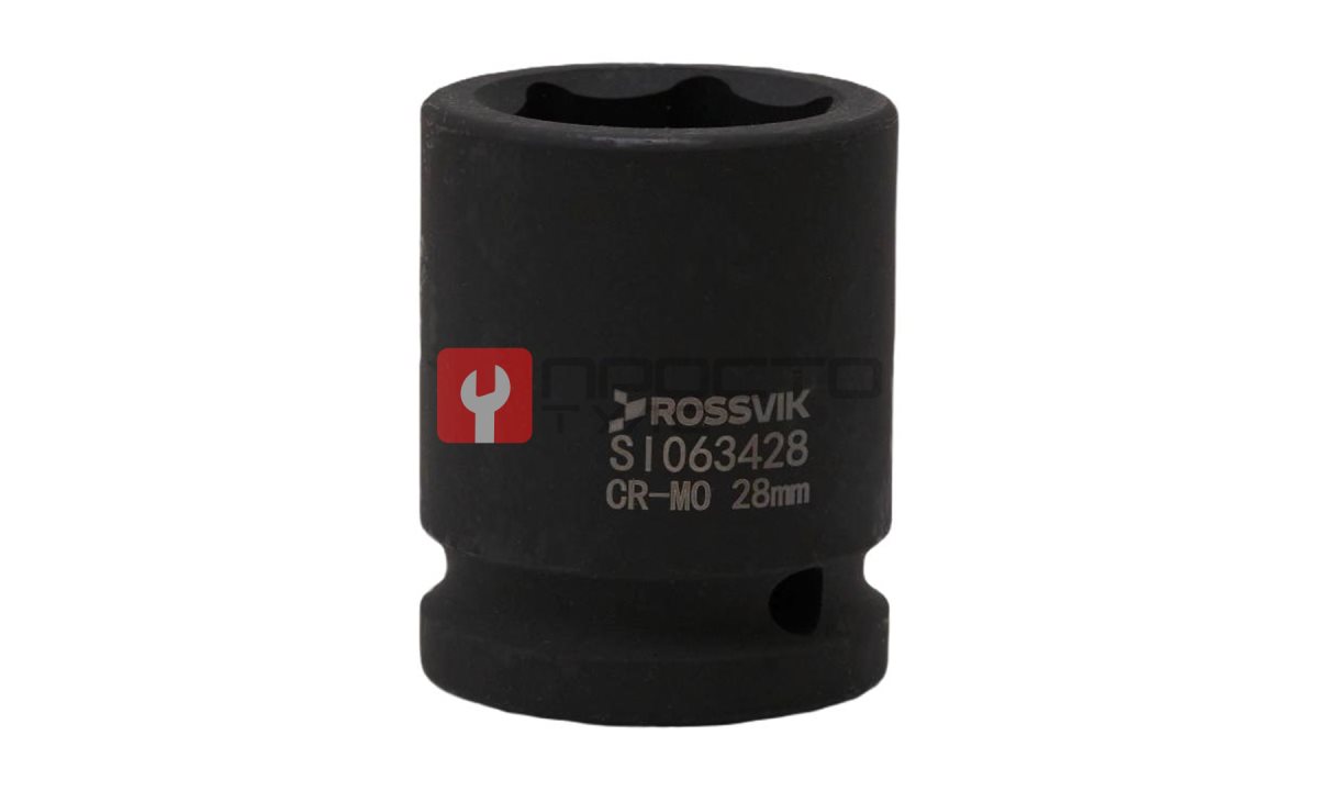  SI063428 Головка торцевая ударная 6-гранная ROSSVIK 3/4