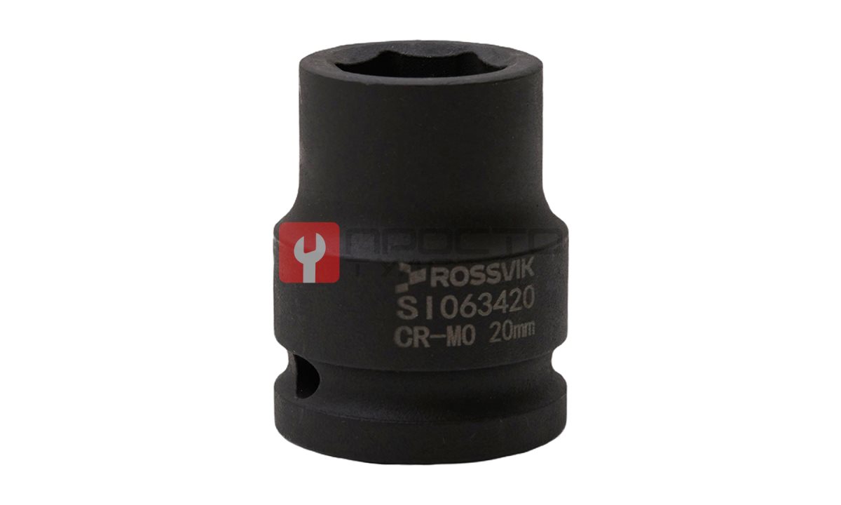  SI063420 Головка торцевая ударная 6-гранная ROSSVIK 3/4