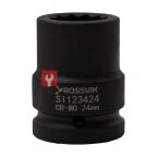  SI123424 Головка торцевая ударная 12-гранная ROSSVIK 3/4