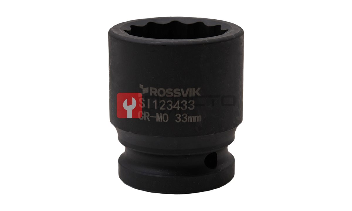  SI123433 Головка торцевая ударная 12-гранная ROSSVIK 3/4