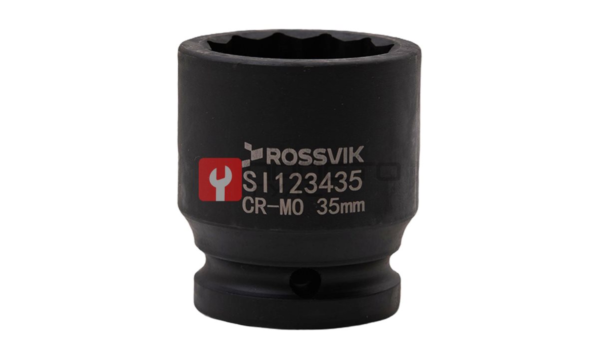  SI123435 Головка торцевая ударная 12-гранная ROSSVIK 3/4