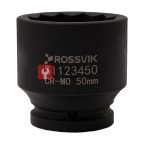  SI123450 Головка торцевая ударная 12-гранная ROSSVIK 3/4