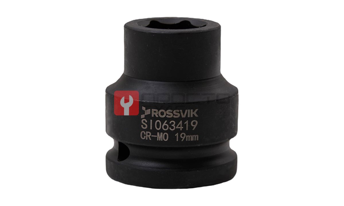  SI123419 Головка торцевая ударная 12-гранная ROSSVIK 3/4