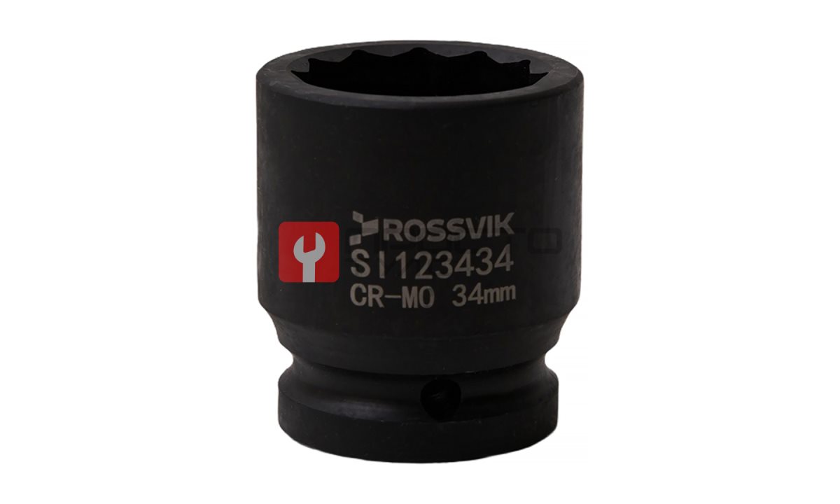  SI123434 Головка торцевая ударная 12-гранная ROSSVIK 3/4
