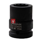  SI123425 Головка торцевая ударная 12-гранная ROSSVIK 3/4