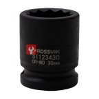  SI123430 Головка торцевая ударная 12-гранная ROSSVIK 3/4