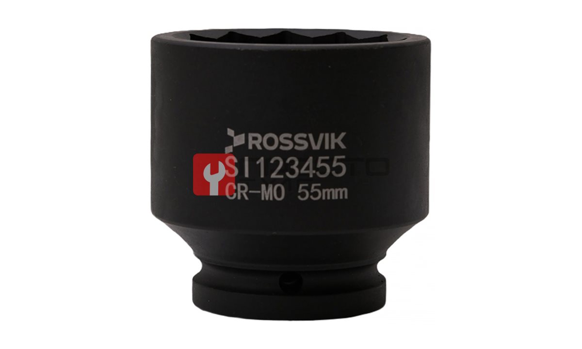  SI123455 Головка торцевая ударная 12-гранная ROSSVIK 3/4
