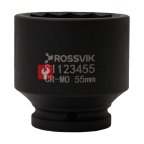  SI123455 Головка торцевая ударная 12-гранная ROSSVIK 3/4