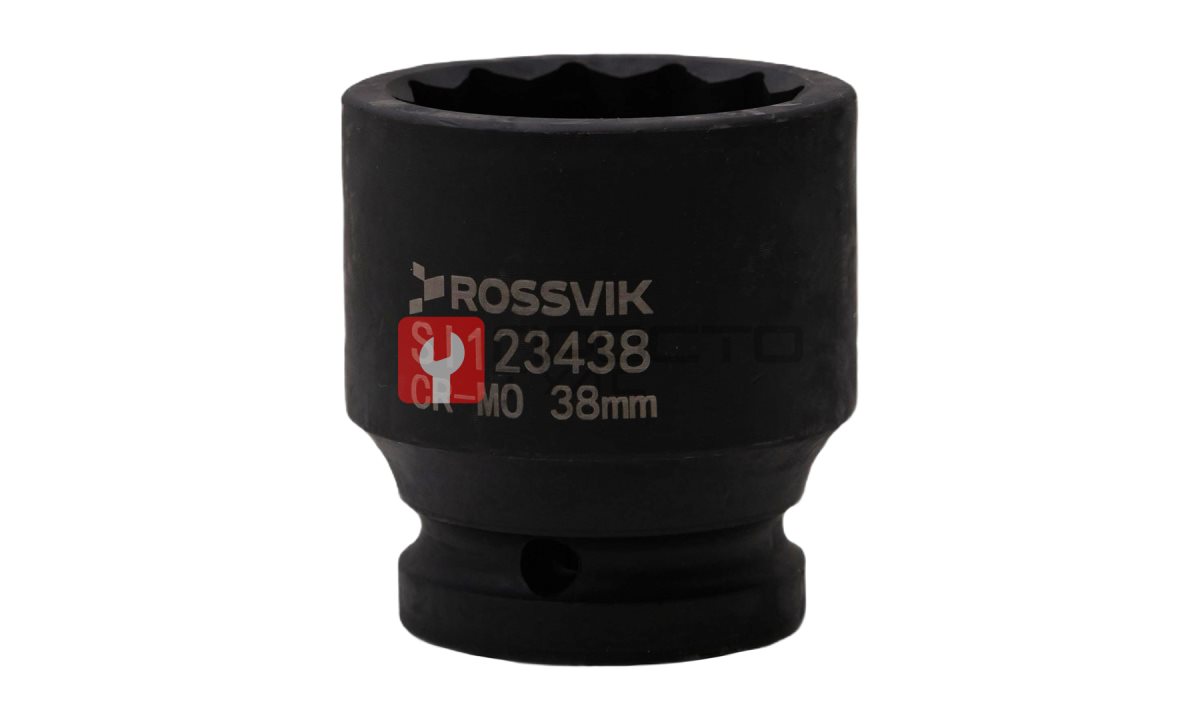  SI123438 Головка торцевая ударная 12-гранная ROSSVIK 3/4