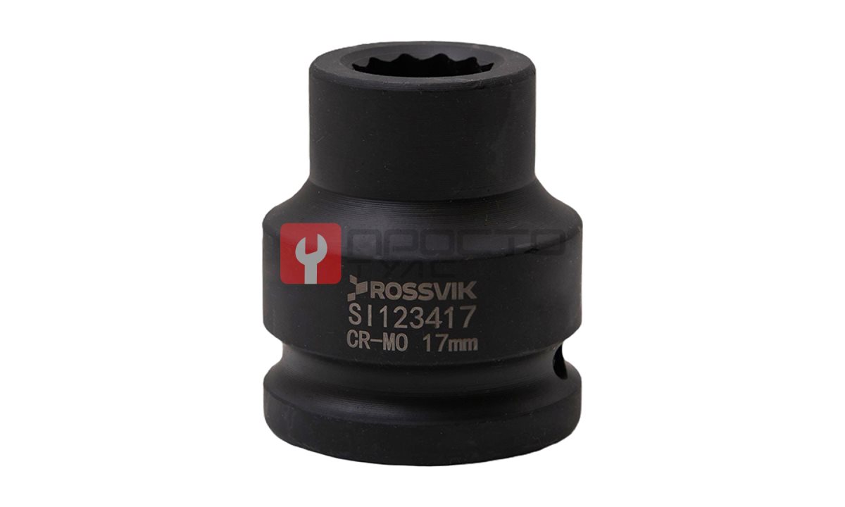  SI123417 Головка торцевая ударная 12-гранная ROSSVIK 3/4
