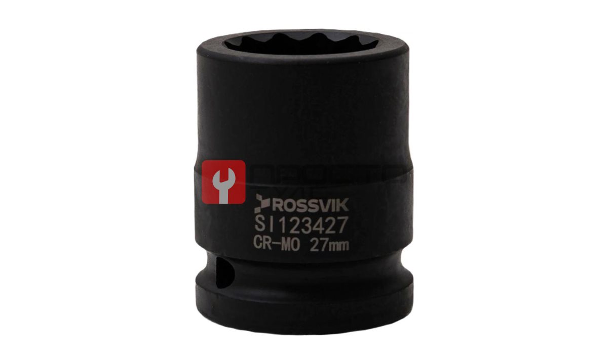  SID123427 Головка торцевая ударная глубокая 12-гранная ROSSVIK 3/4