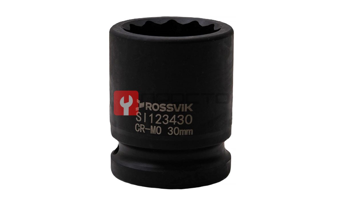  SID123433 Головка торцевая ударная глубокая 12-гранная ROSSVIK 3/4