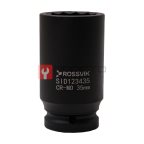  SID123435 Головка торцевая ударная глубокая 12-гранная ROSSVIK 3/4