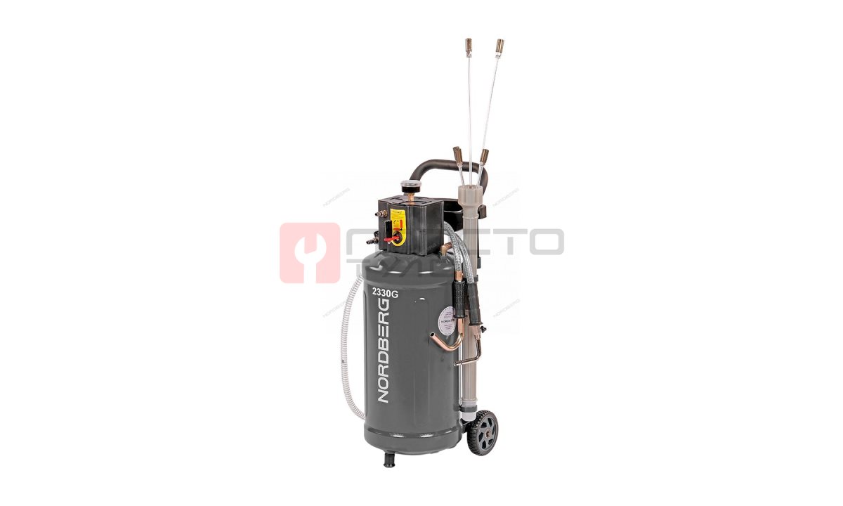  Установка для сбора масла пневматическая, 30 л, серая NORDBERG 2330G (0)