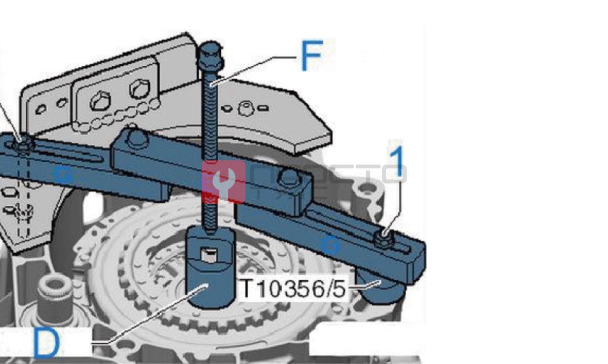  Licota ATC-0006 Инструмент для снятия, установки и регулировки сцепления VAG DSG (1)