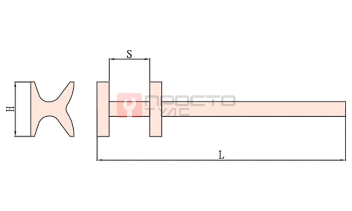  GARWIN INDUSTRIAL GSS-VPE02 Ключ вентильный искробезопасный 40 мм (1)