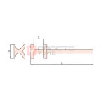  GARWIN INDUSTRIAL GSS-VPE06 Ключ вентильный искробезопасный 70 мм мни (1)