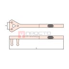  GARWIN INDUSTRIAL GSS-VPF550 Ключ вентильный искробезопасный 225 мм мни (1)