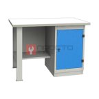  GARWIN INDUSTRIAL 004025-1 Верстак однотумбовый, тумба с дверцей с оцинкованной столешницей 1200 мм (синий RAL5005) мни (0)