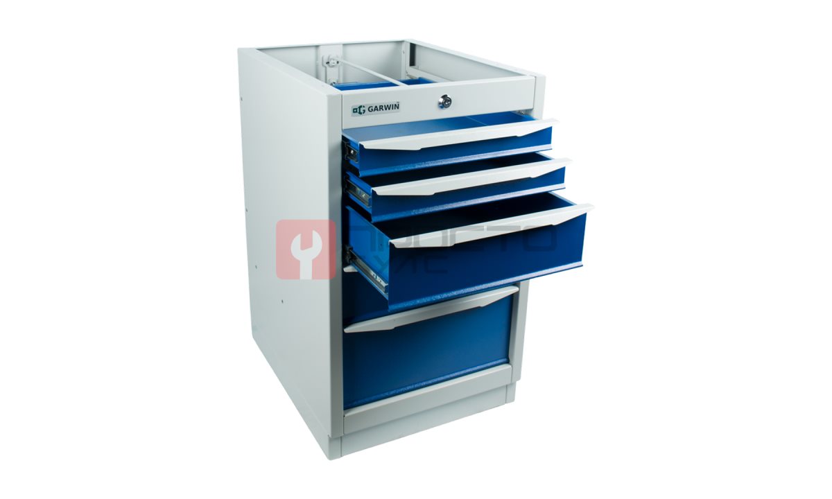  GARWIN INDUSTRIAL 004113-5005 Тумба для верстака 6 ящиков синяя RAL5005 (1)