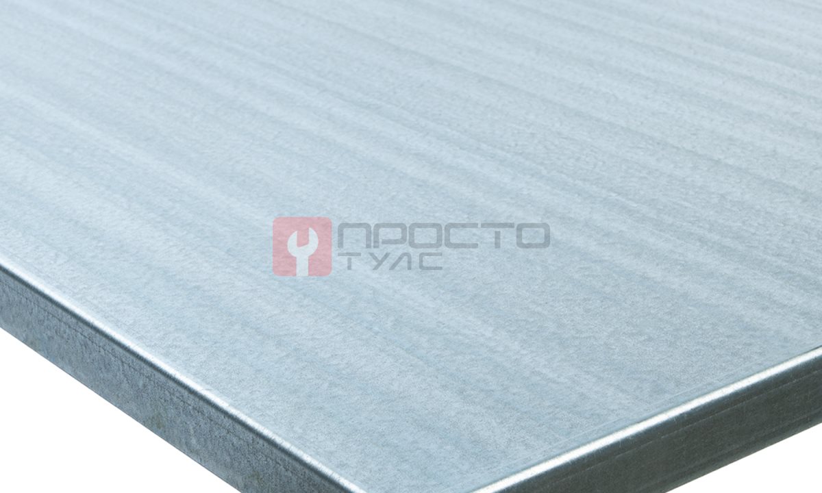  GARWIN PRO MST-PL24Z-2000 Столешница для верстака Standart 2000 мм, фанера 24 мм и оцинкованный лист 1,5 мм (1)