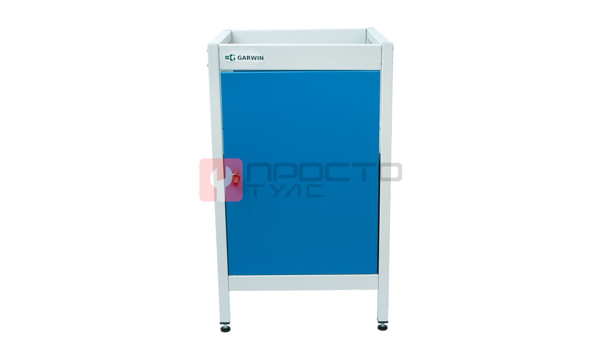  GARWIN PRO MST-T-7035-5015 Тумба с дверцей Standart, без крышки, светло-серый каркас, светло-синяя дверца, 7035+5015 (1)