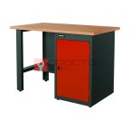  RUNTEC RTI12F-TI0-NI-3020 Верстак серии Industrial, 1200 мм, фанера, тумба с дверью, красный RAL 3020 мни (0)