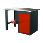  RUNTEC RTI12Z-TI0-NI-3020 Верстак серии Industrial, 1200 мм, оцинк., тумба с дверью, красный RAL 3020 мни (0)