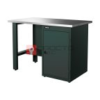  RUNTEC RTI12Z-TI0-NI-7016 Верстак серии Industrial, 1200 мм, оцинк., тумба с дверью, серый RAL 7016 мни (0)