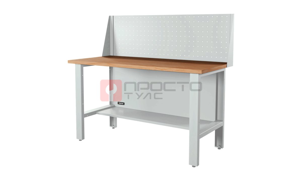 RUNTEC RTI15F-NI-NI-P15-7035 Верстак серии Industrial, 1500 мм, фанера, экран 500, светло-серый (7035) (0)