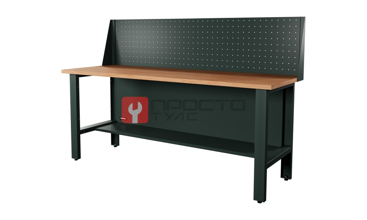  RUNTEC RTI20F-NI-NI-P20-7016 Верстак серии Industrial, 2000 мм, фанера, экран 500, серый RAL 7016 (0)