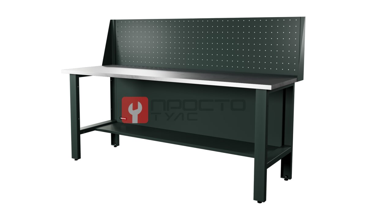  RUNTEC RTI20Z-NI-NI-P20-7016 Верстак серии Industrial, 2000 мм, оцинк, экран 500, серый RAL 7016 (0)