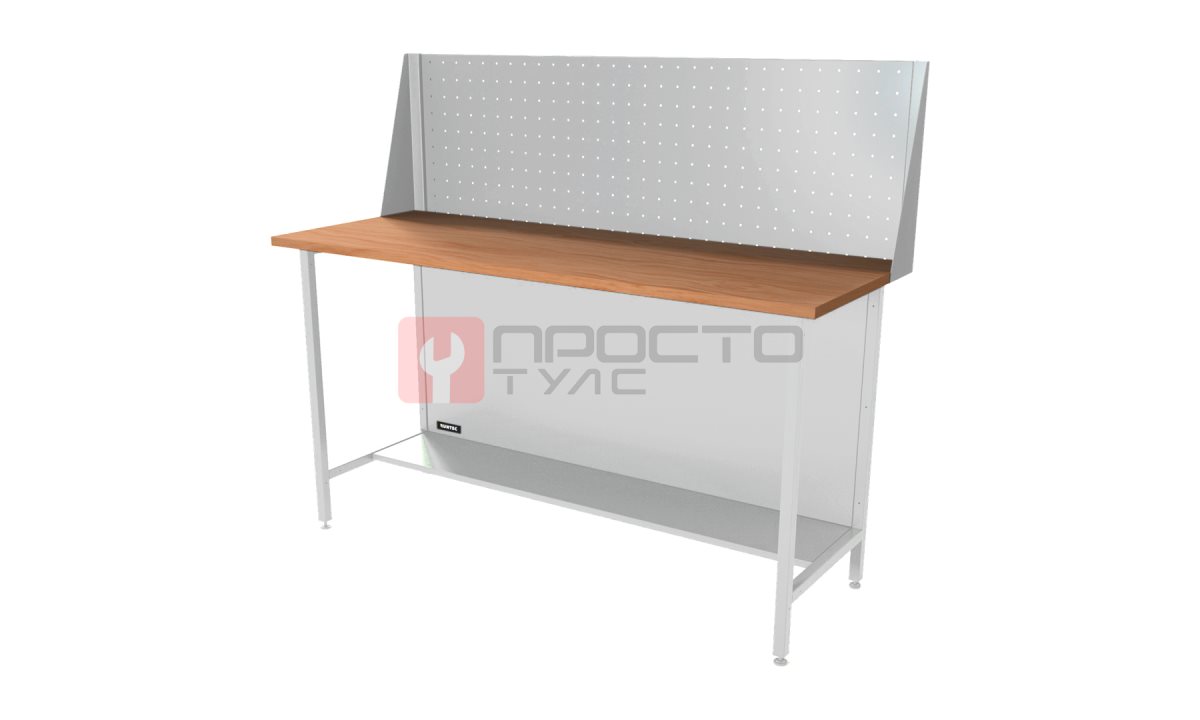  RUNTEC RTS16F-NS-NS-P16-7035 Верстак серии Standart, 1600 мм, фанера, экран 500 светло-серый (7035) (0)